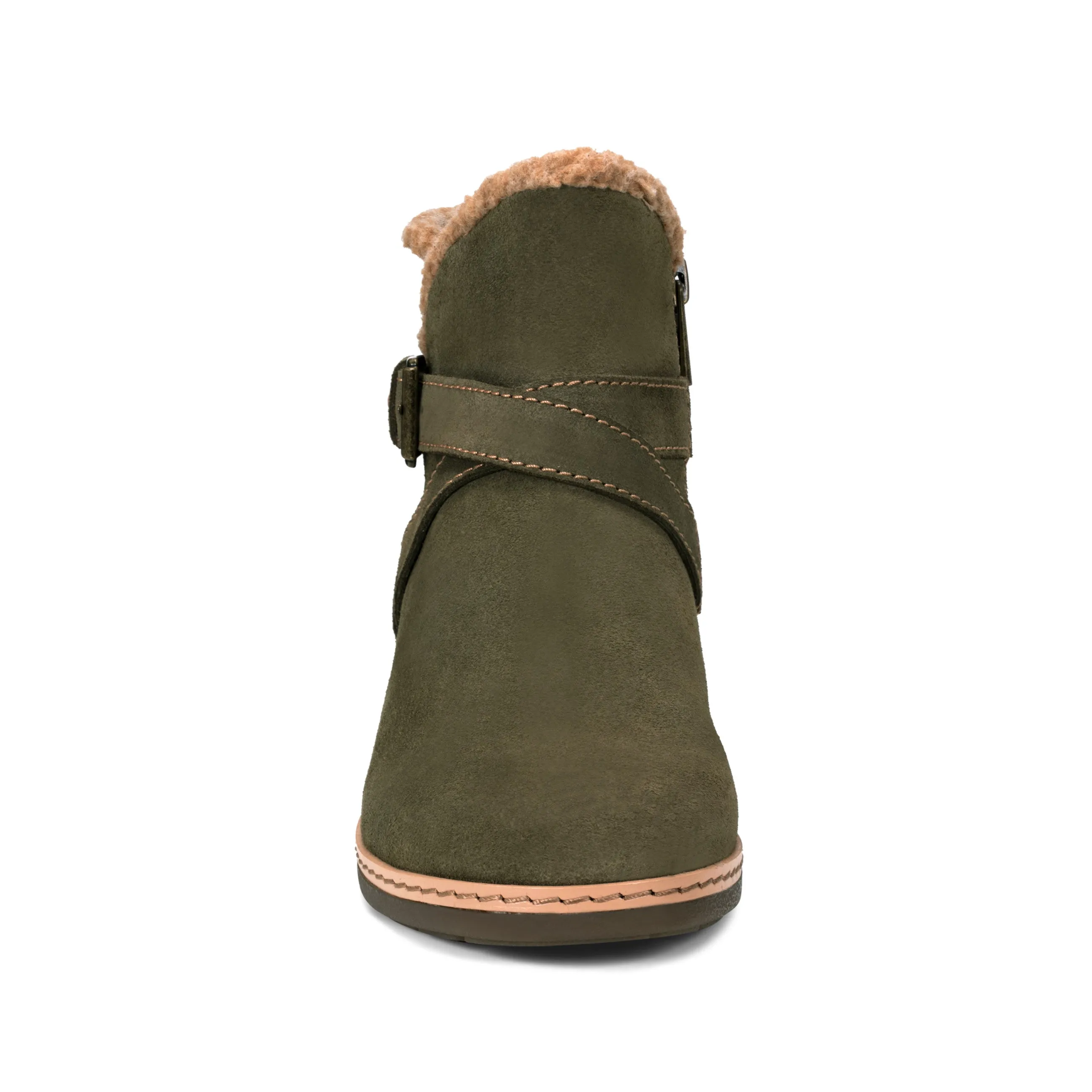 Hutton Water Repellent Round Toe Casual Booties Office Cool Color Pop