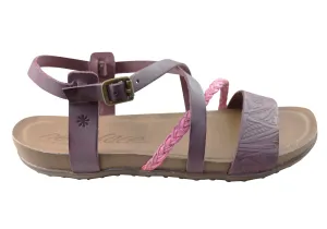 Daily Wear Soft Material New Face Laurina Womens Comfortable Leather Sandals Made In Brazil