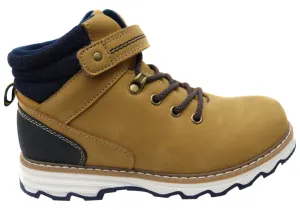 Grosby Vorn Kids Boys Comfortable Boots Seamless Comfort Work Commute Office Worker