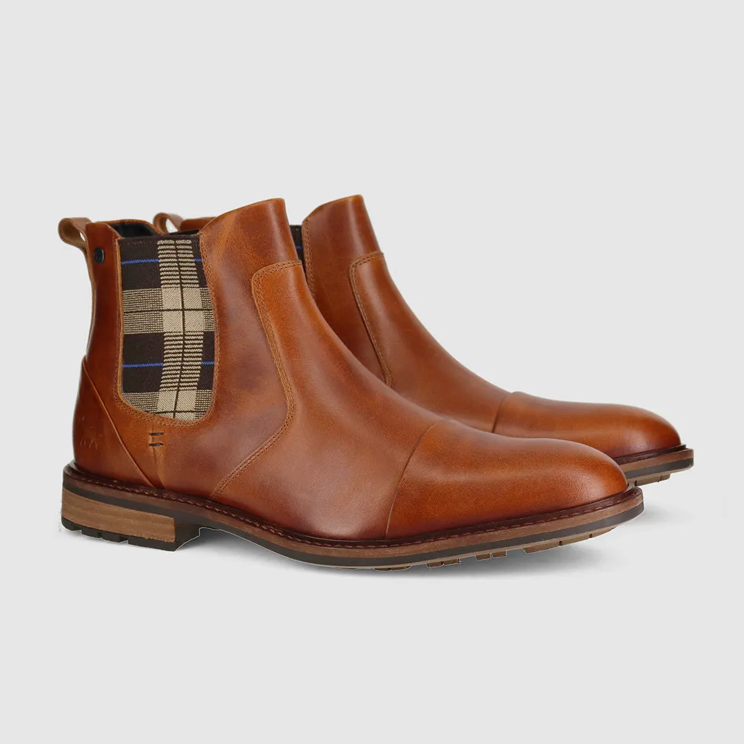 Fargo Chelsea Boots Tan Daily Wear Mesh Flow