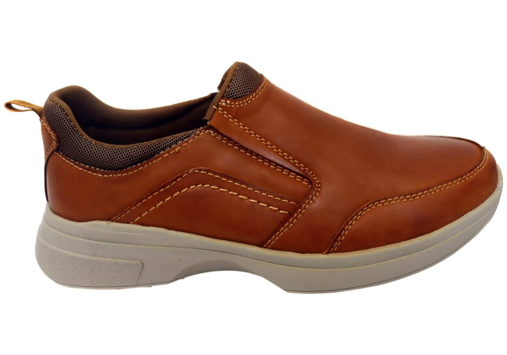 Explorer Ramone Mens Comfortable Leather Slip On Casual Shoes Low Maintenance Shear Warm