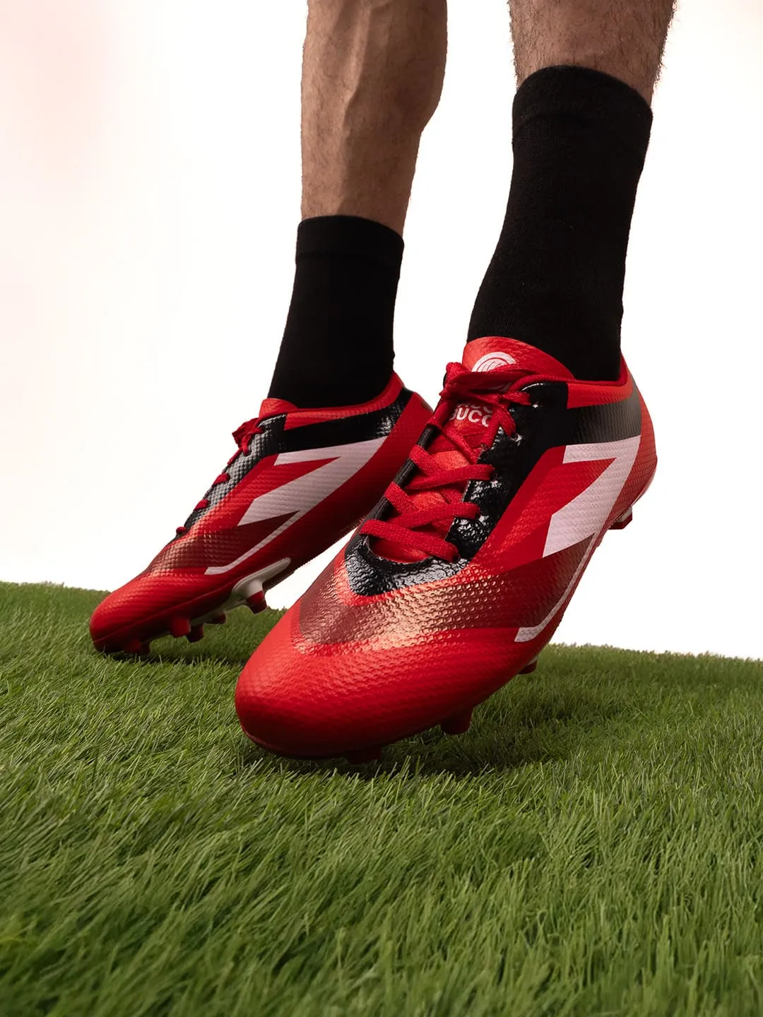 Bacca Bucci Strike X??Firm ground Football Shoes | Lightweight Soccer Cleats with High-Traction Studs Durable outsole Marathon Fit