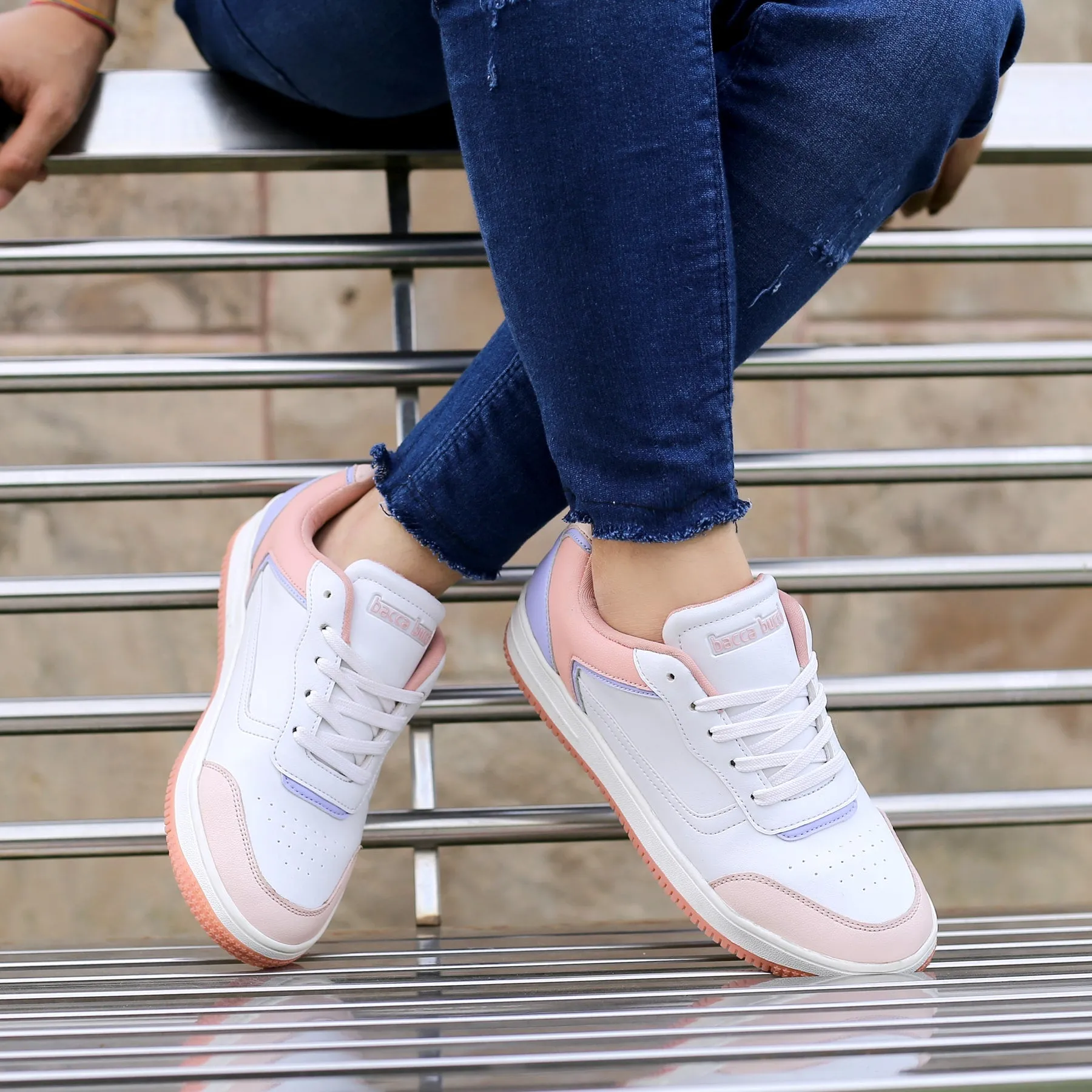 Bacca Bucci NAOMI Low-top Flat Sole Sneakers For Women Royal Mood