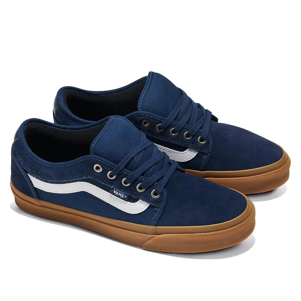 Quick Dash Sturdy Build Vans Chukka Low Sidestripe - Navy/Gum