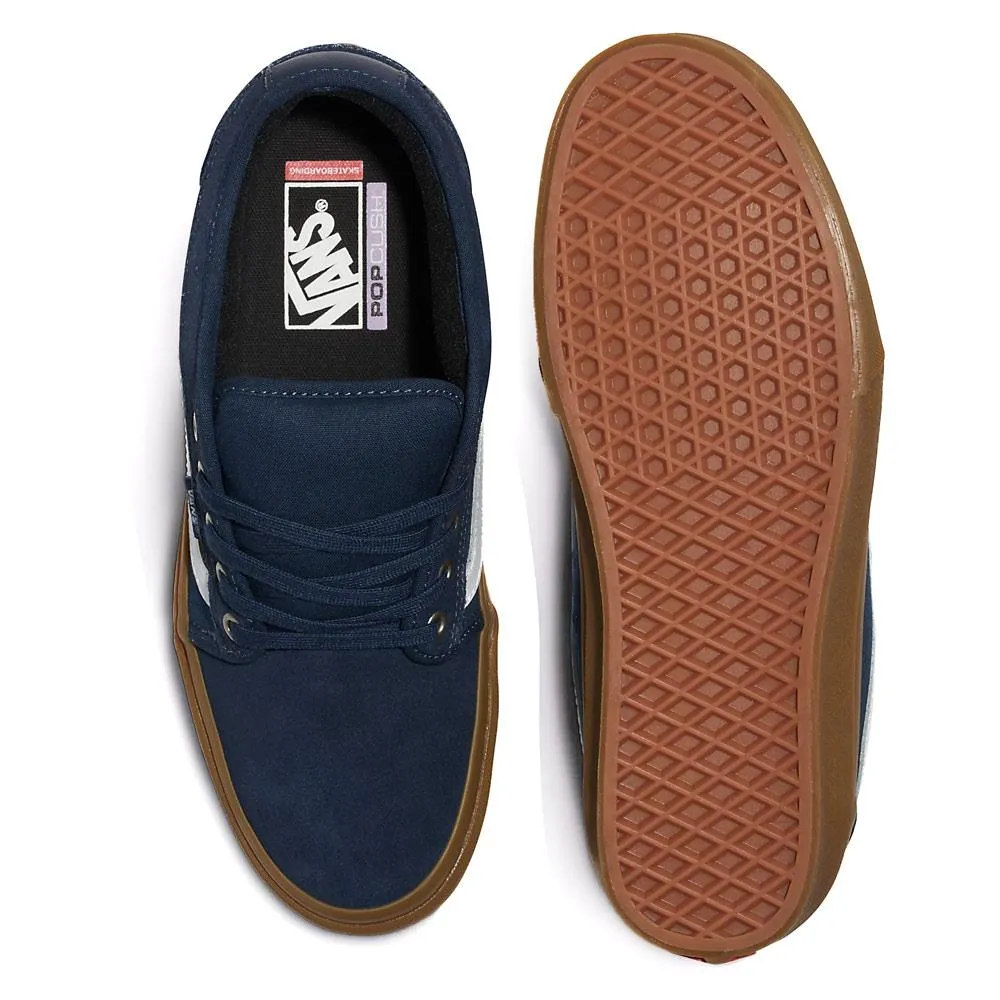 Vans Chukka Low Sidestripe - Navy/Gum All Terrain Health Focused Ankle Support