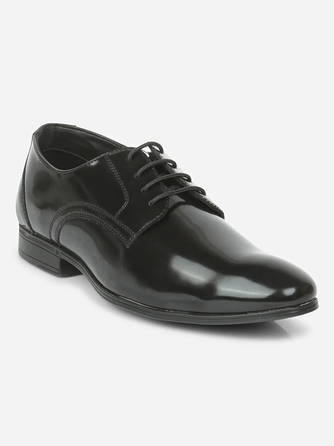 Men's Black Round Toe Lace up Formal (IX1082) Office Meeting