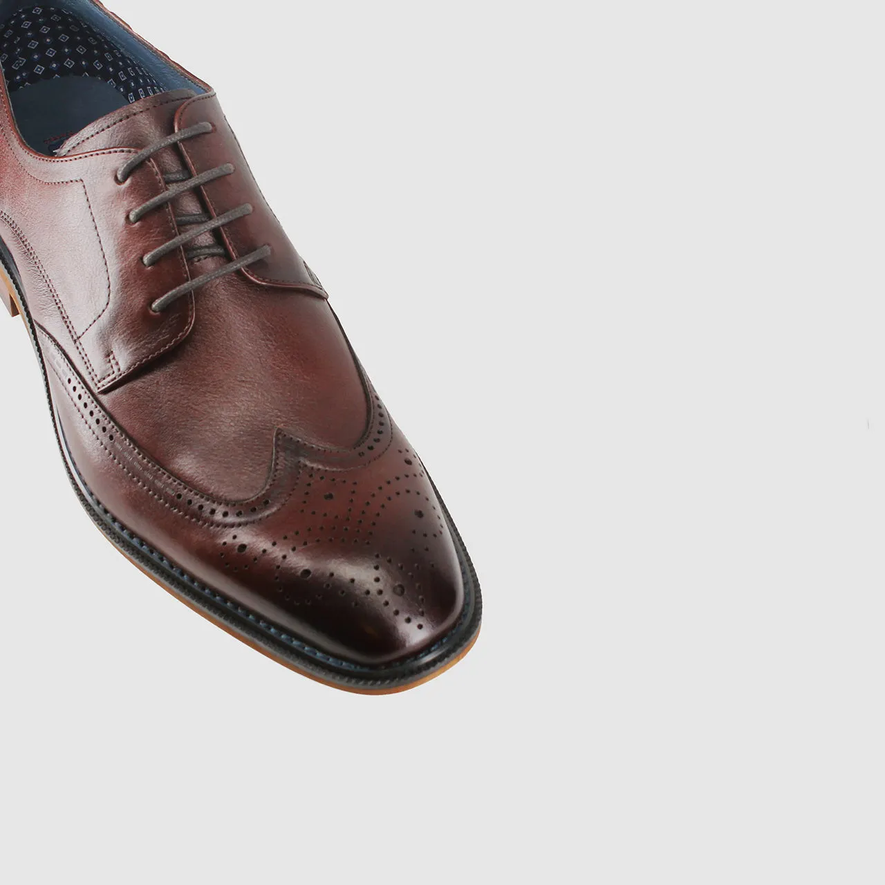 portable Charles Dress Shoes Dark Brown