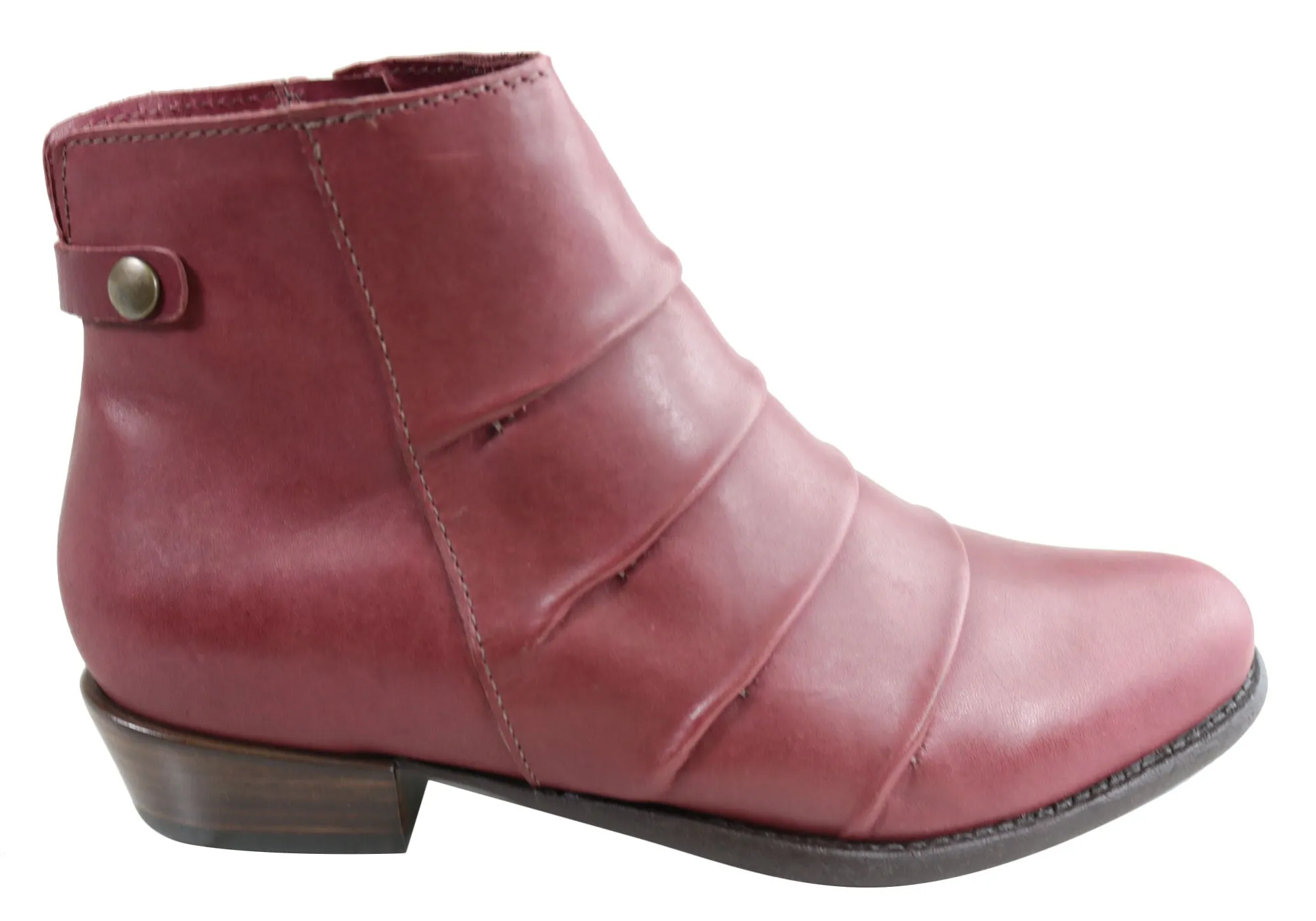 Urban Trail Comfort Laces Andacco Avenue Womens Leather Comfortable Ankle Boots Made In Brazil