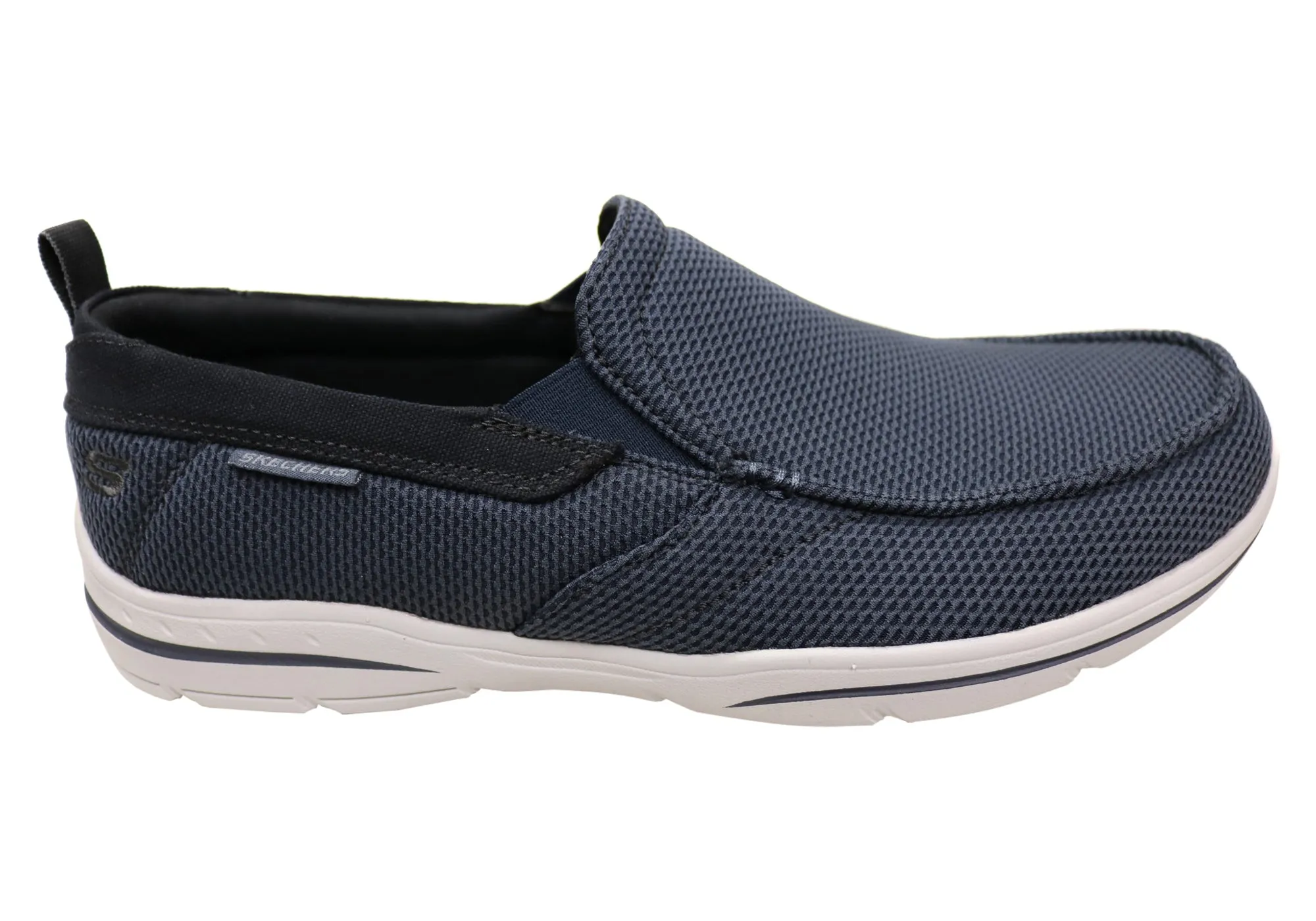 Skechers Mens Harper Walton Relaxed Fit Memory Foam Wide Fit Shoes All-Purpose Wear