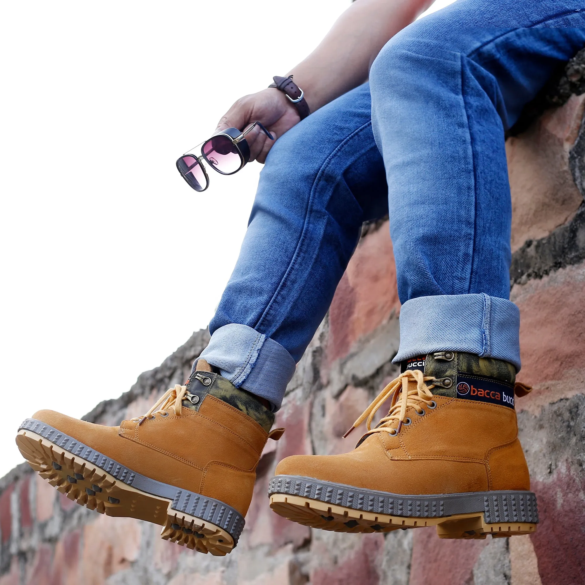 Sport Life Classic Chic Bacca Bucci Men's URBAN Boots for Men | Suede Leather Boots for Extra Comfort & Durability