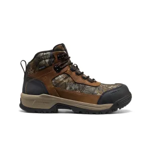 Men's Skokie Waterproof Work Boot (Carbon Toe)  |  Camo/Black Comfort Outsole Play Hard