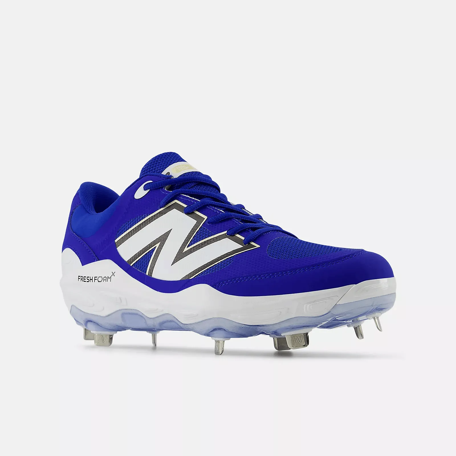 Bounce Edge Dock Easy New Balance Men's Fresh Foam X 3000 v7 Metal Baseball Cleats - Royal - L3000TB7