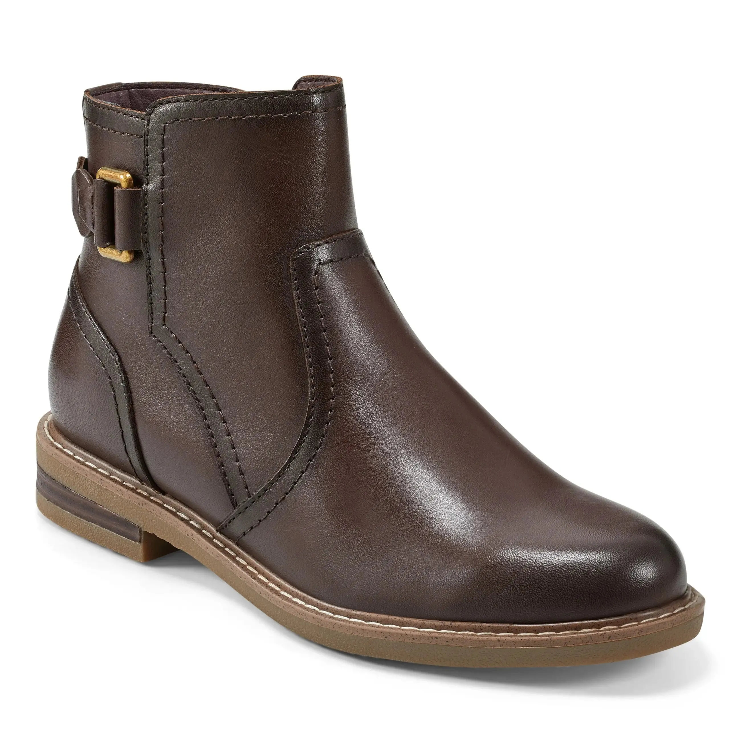 Jenna Round Toe Casual Booties Road Long