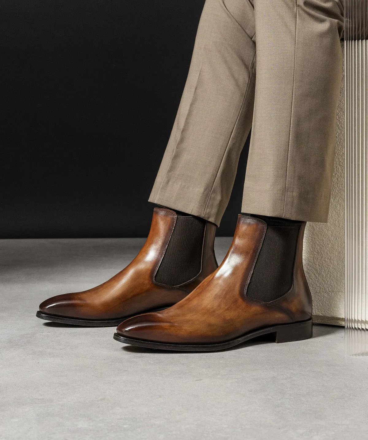 Everyday Style Supportive Wear Bottines FIRENZE Marron Patin