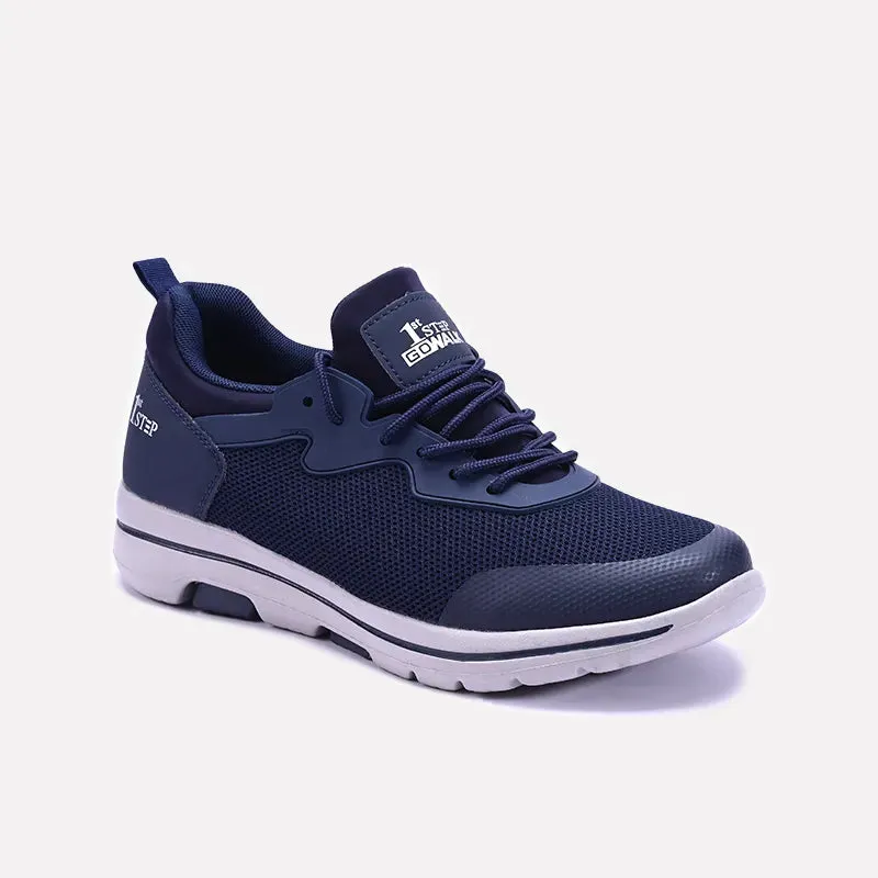 Upgraded cushioning Blue Breathable Sneakers 0120590