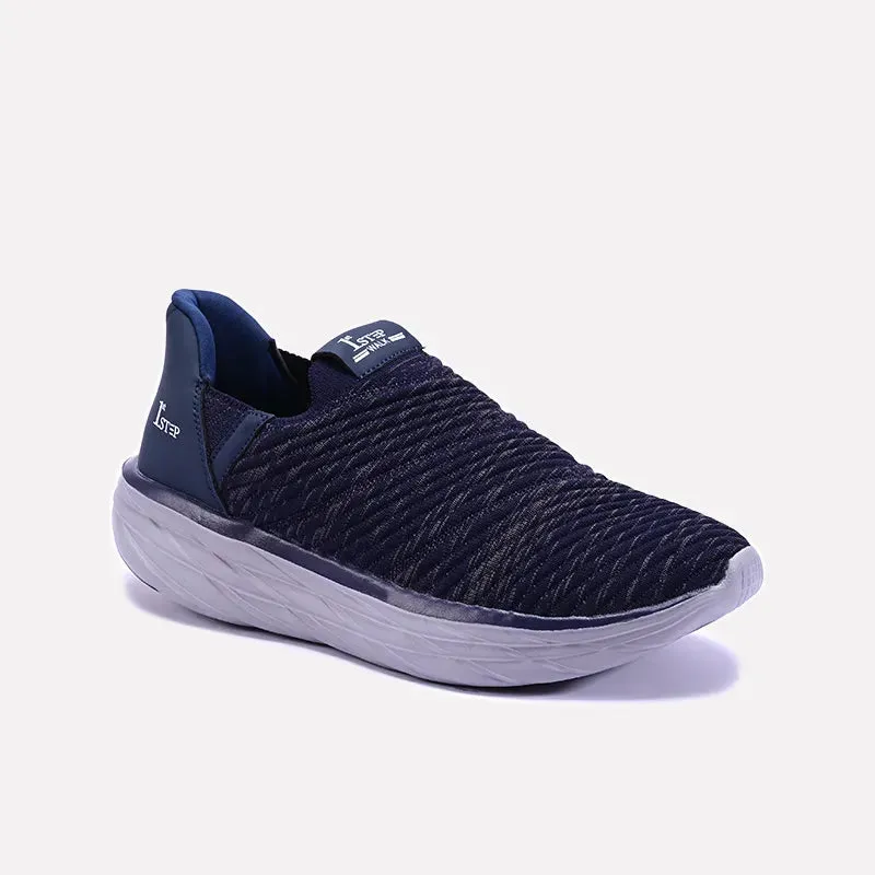Clean Fit Vortex Blue Slip On Sneakers 0120503