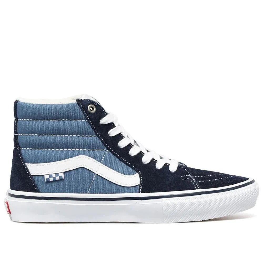 Vans Skate Sk8-Hi - Navy/White Quick Drying Airport Travel