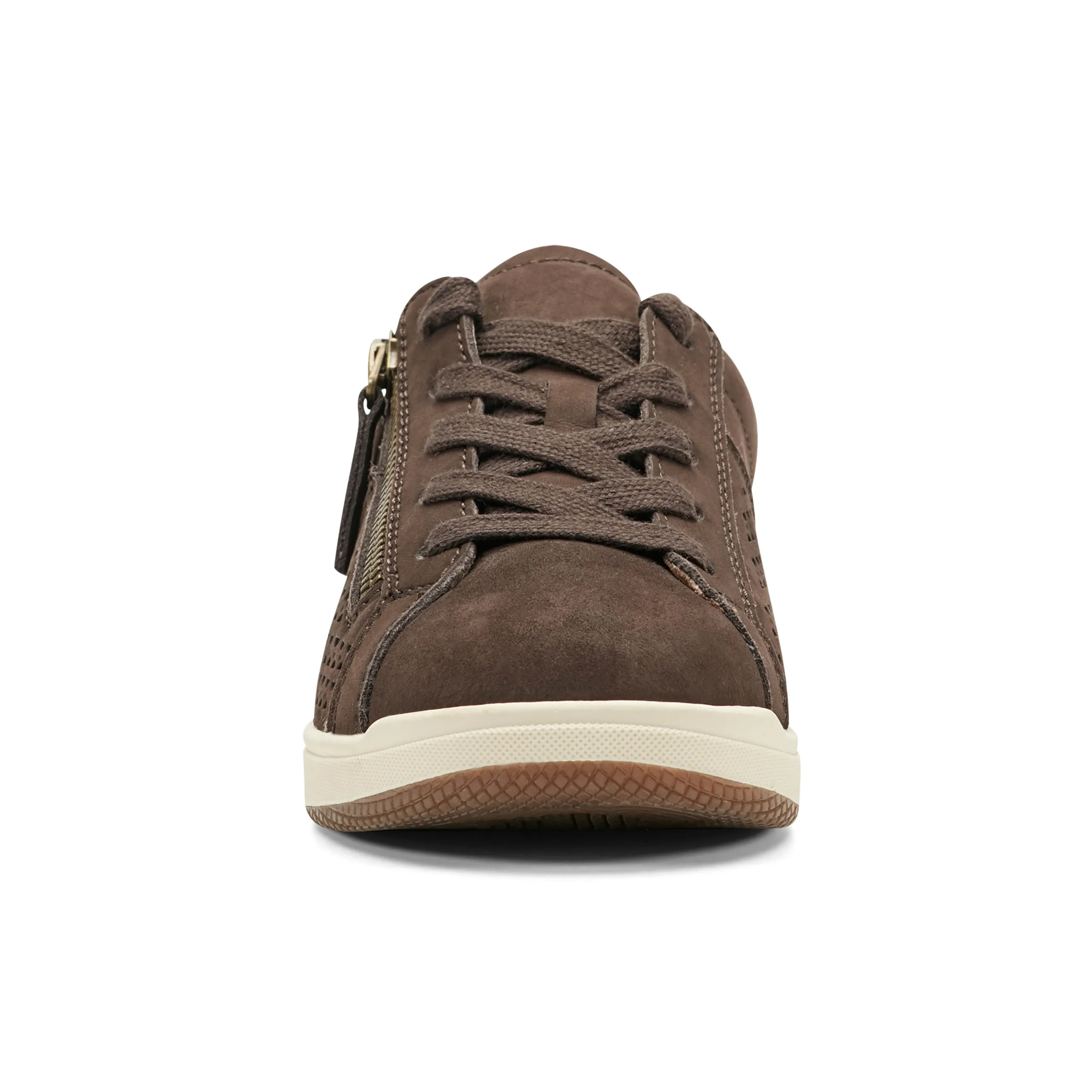 forest walk Sweat Resistant Comfort Seekers Netta Round Toe Casual Lace-up Sneakers