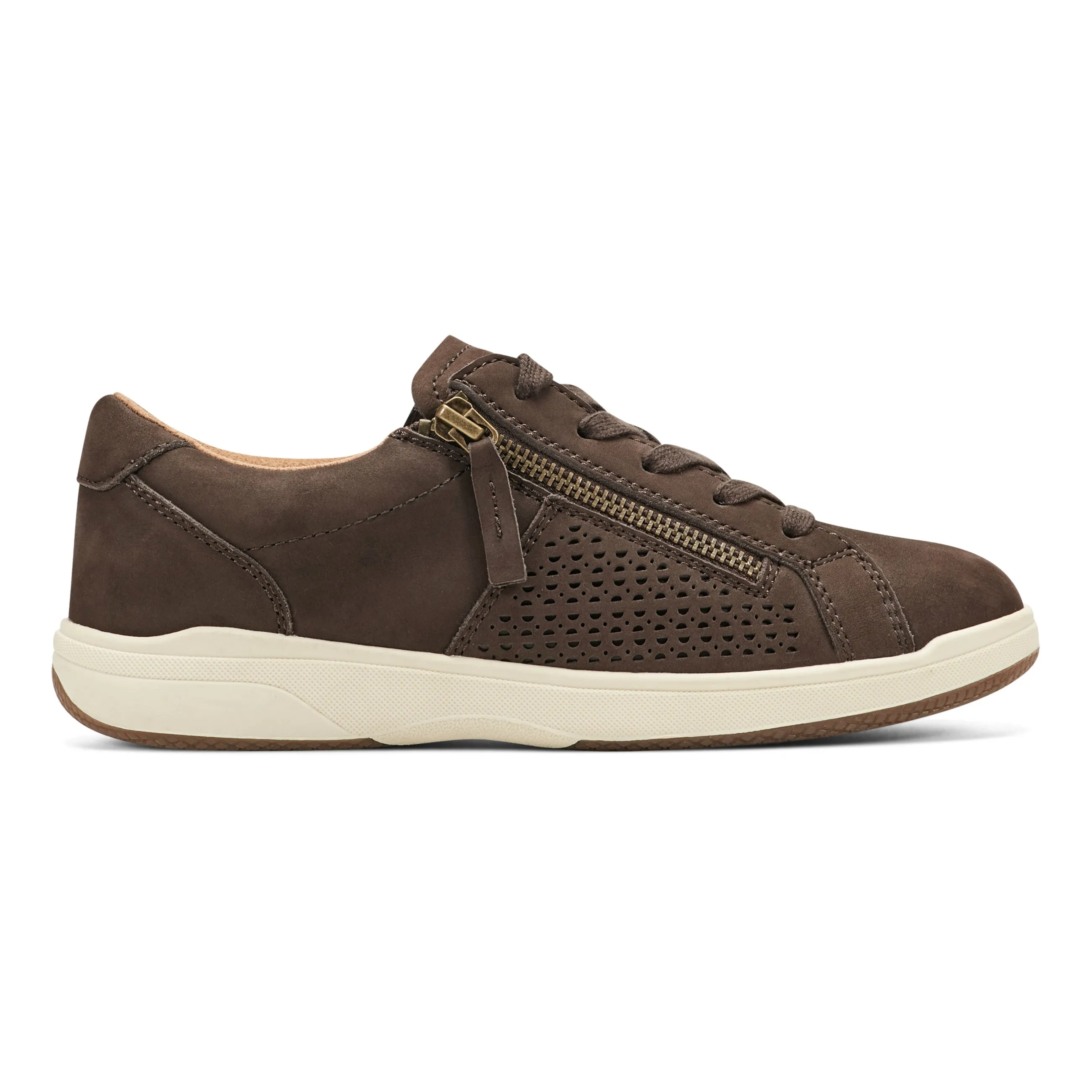 Skin Soft Netta Round Toe Casual Lace-up Sneakers