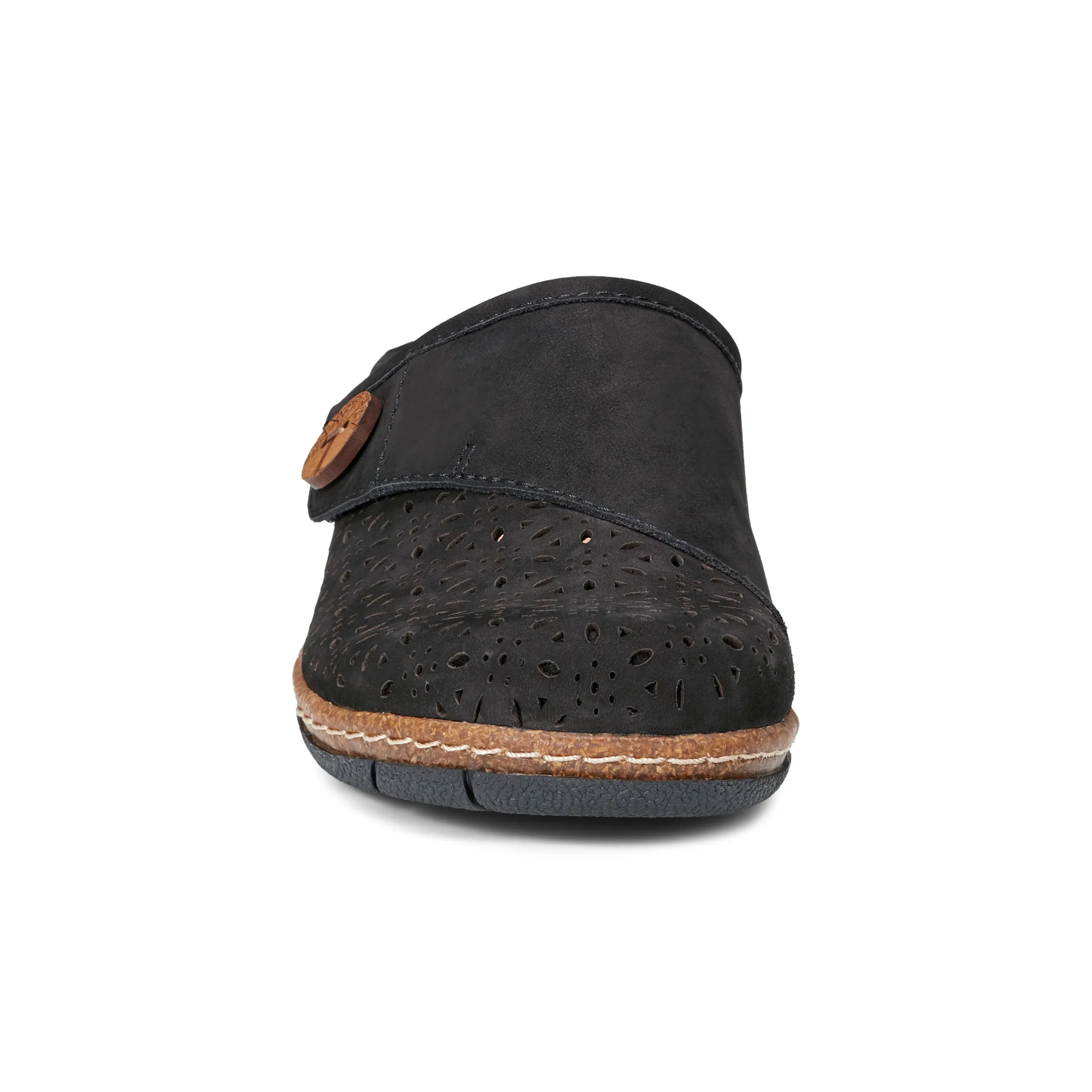 Erinn Round Toe Casual Slip-on Flat Clogs Sea Breeze Color Mix