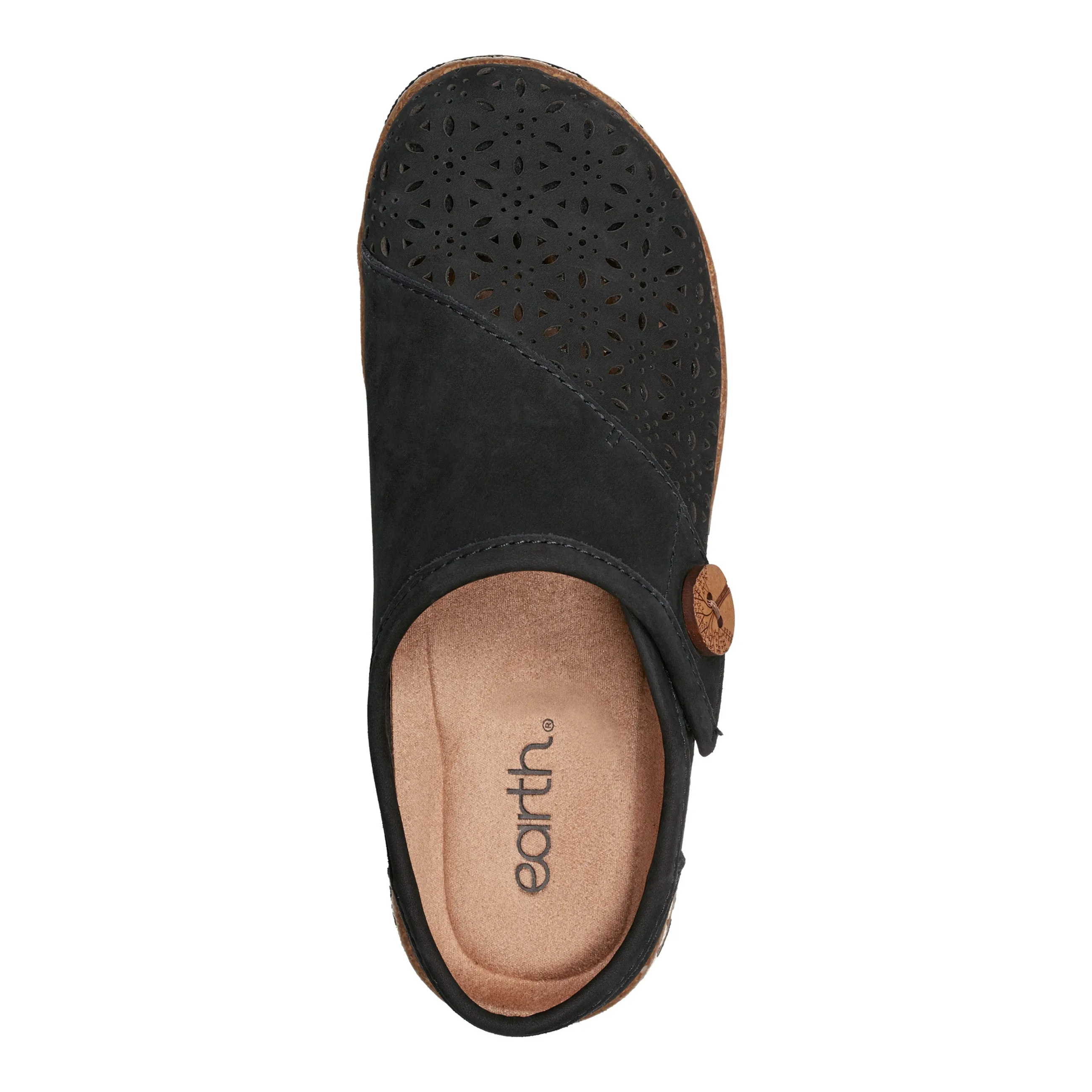 Erinn Round Toe Casual Slip-on Flat Clogs Stretch Fabric Active People
