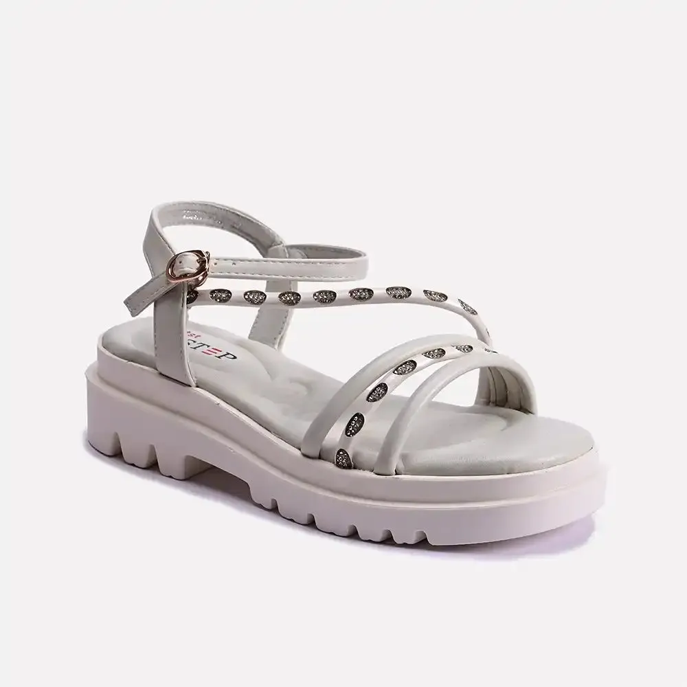 Holly Gray Casual Sandals 0421051 All Day Beach Walk Canvas