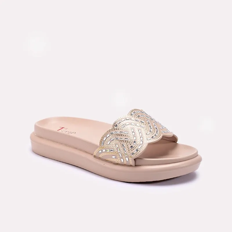 Padded Comfort Wellness Seekers Dream Path Womens Fawn Comfy Casual Slippers 0413323