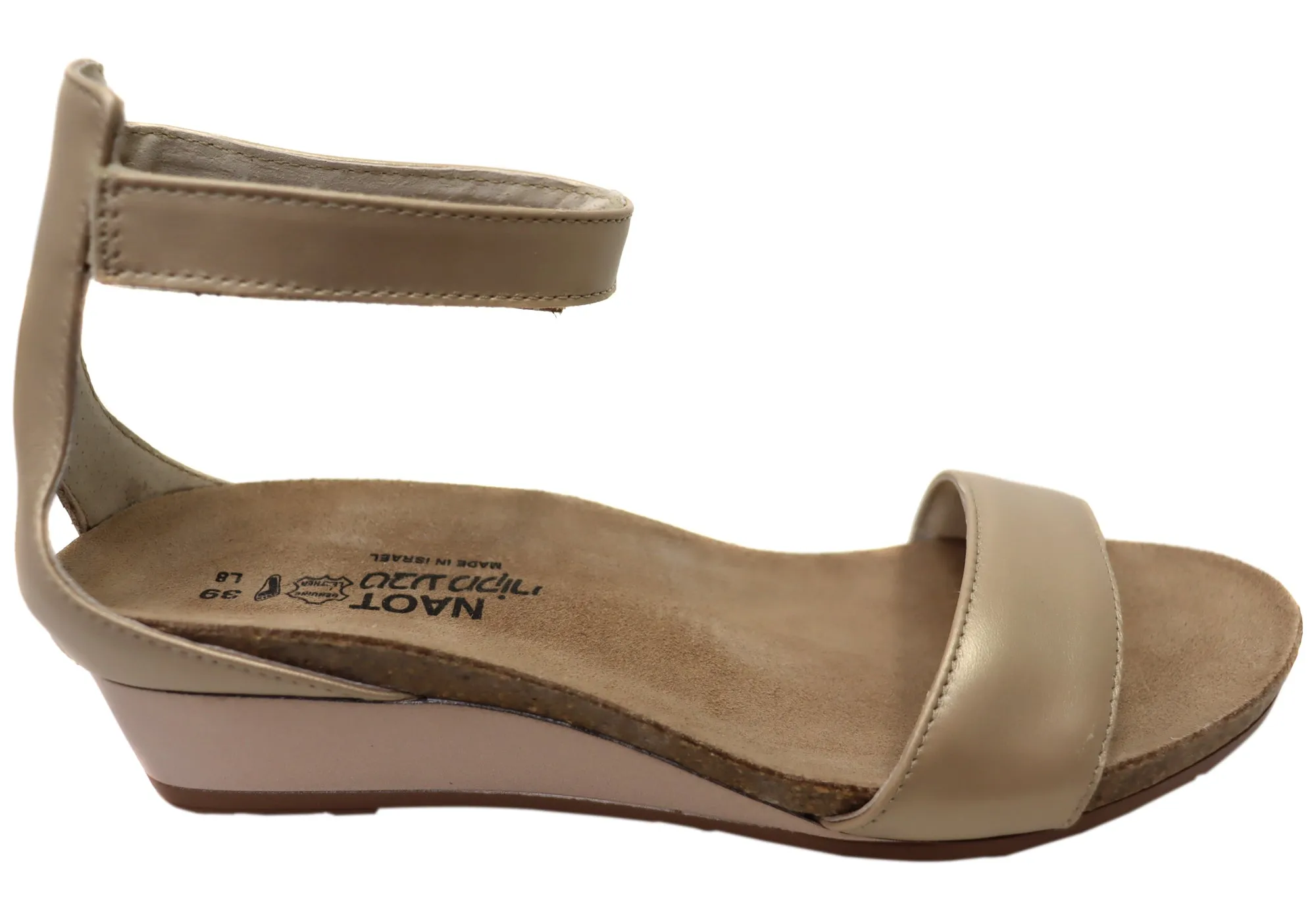 Naot Pixie Womens Leather Comfortable Cushioned Wedge Sandals Supportive Fit