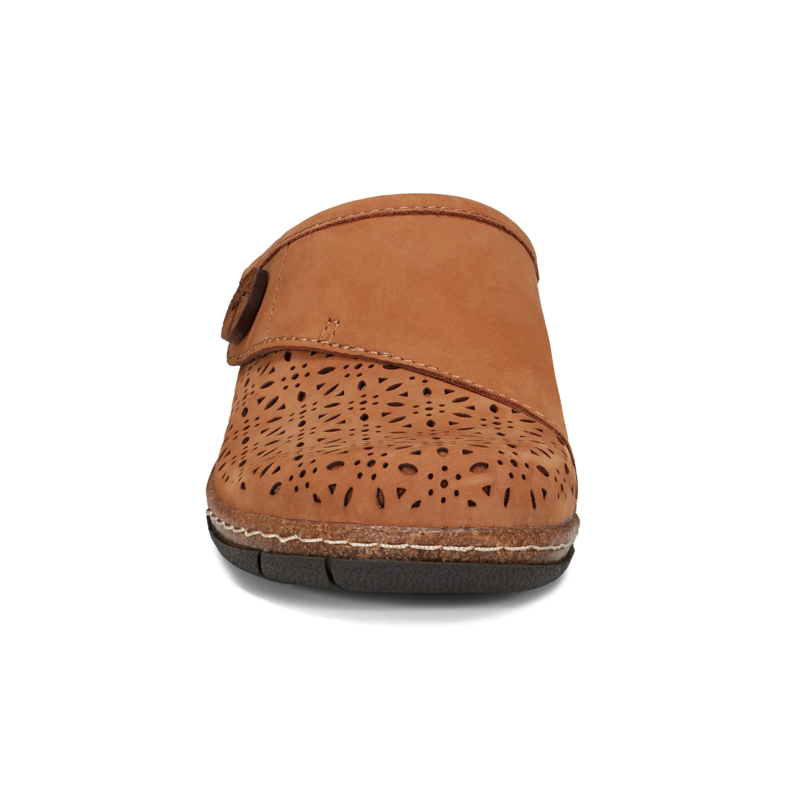 Arch Support Wellness Seekers Abrasion resistant Erinn Round Toe Casual Slip-on Flat Clogs