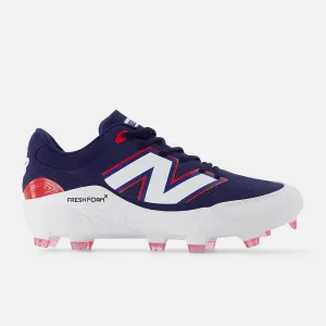 Comfort Stand New Balance Men's Fresh Foam 3000 v7 Molded Baseball Cleats - Navy/White/Red - PL3000H7