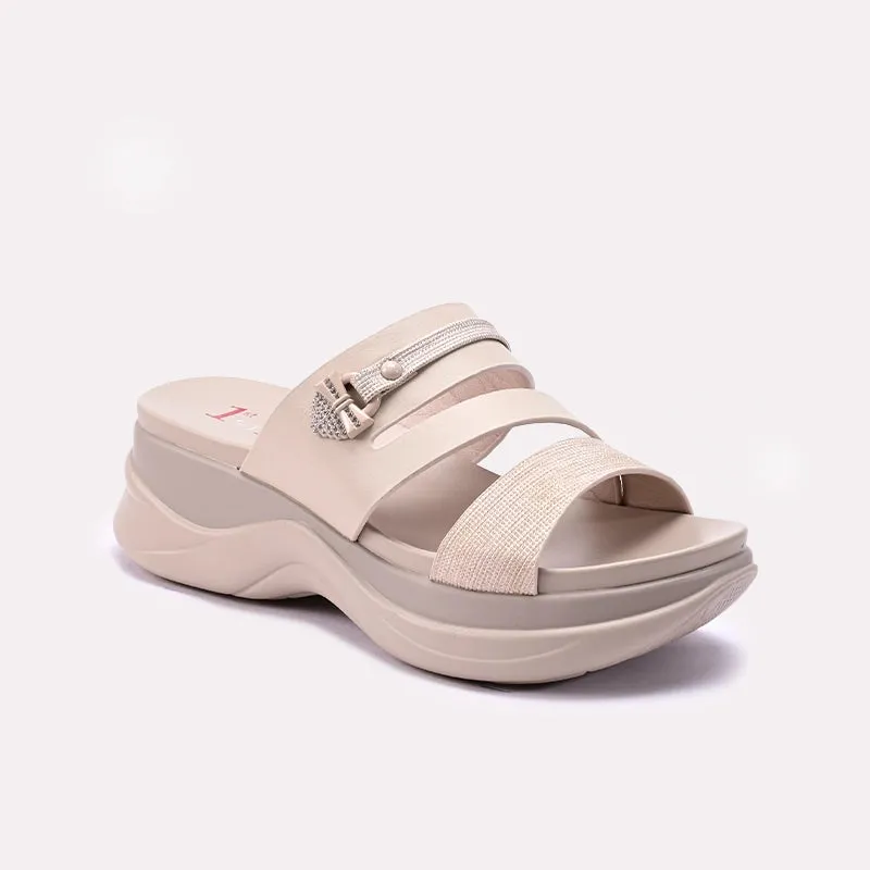 Womens Fawn Chunky Casual Slippers 0413423 Sky View