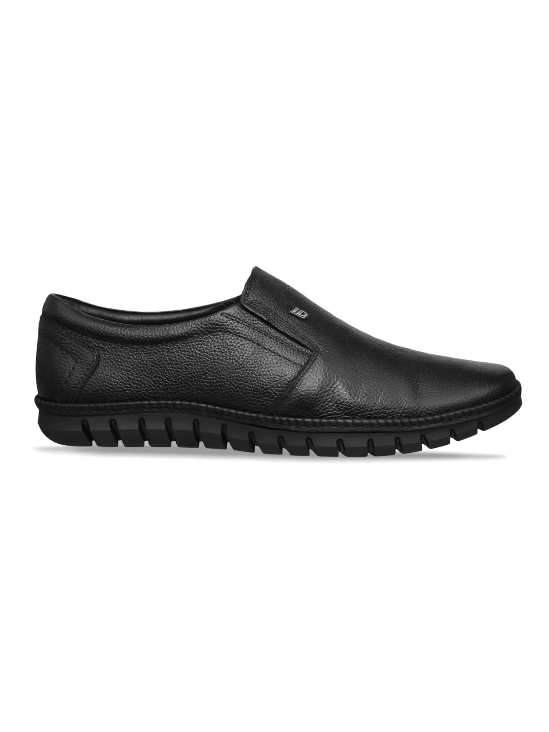 Good Grip Men's Black Comfort Fit Semi Formal Slip On (ID2071L)