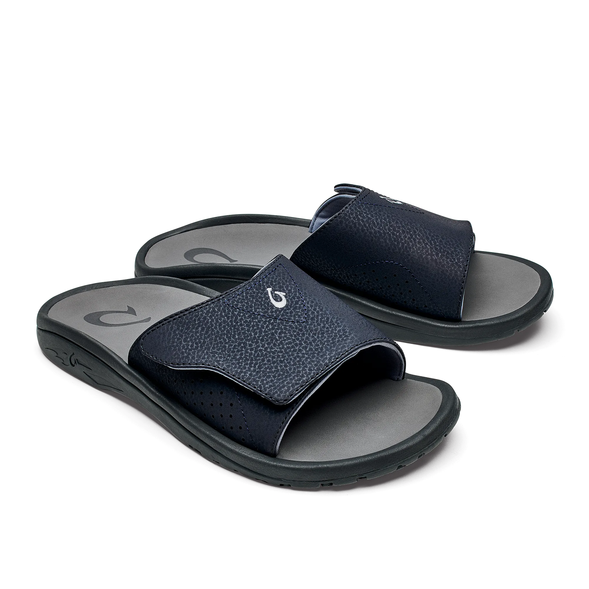 Nalu Slide - Trench Blue / Charcoal Stylish Beach Footwear