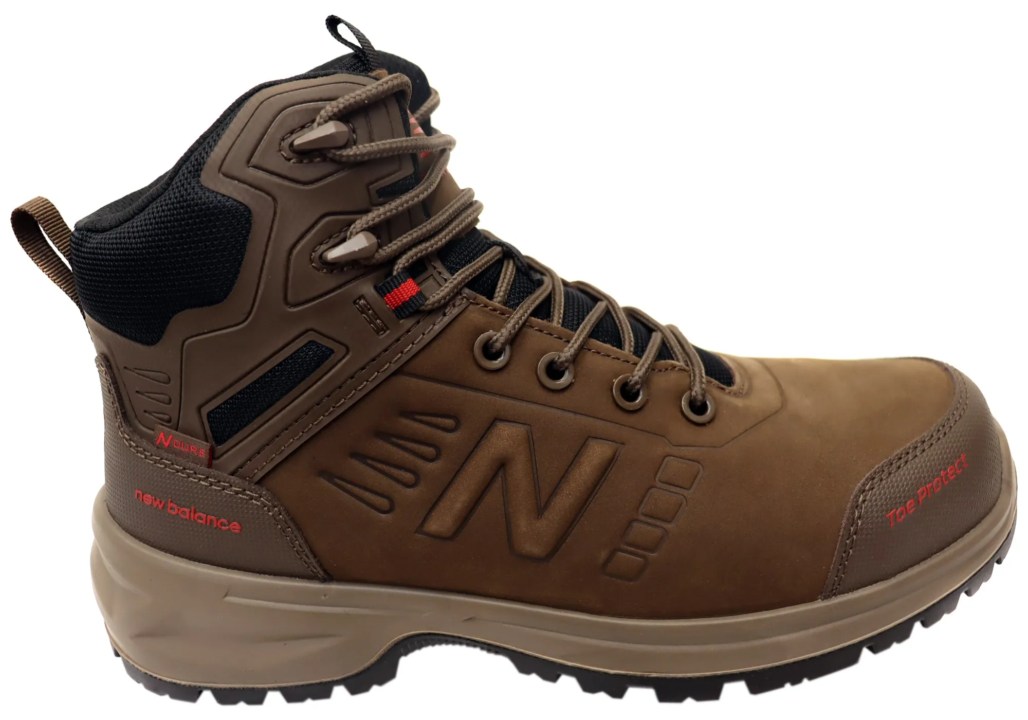 Smart Footwear Heavy Trail New Balance Calibre Mens Leather Composite Toe 2E Wide Work Boots