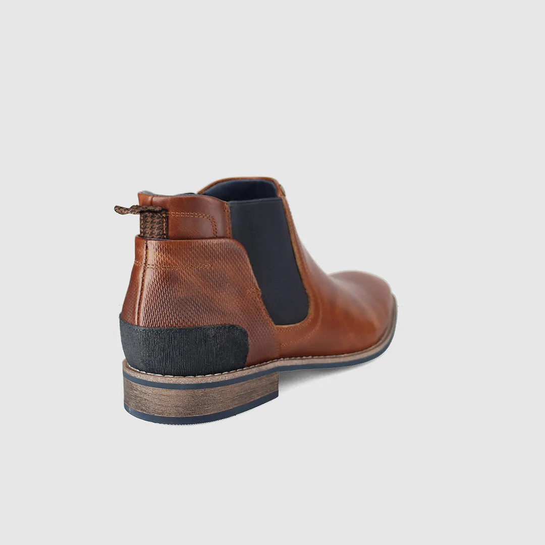 Dion Chelsea Boots Tan TPU Outsole Thick Grip