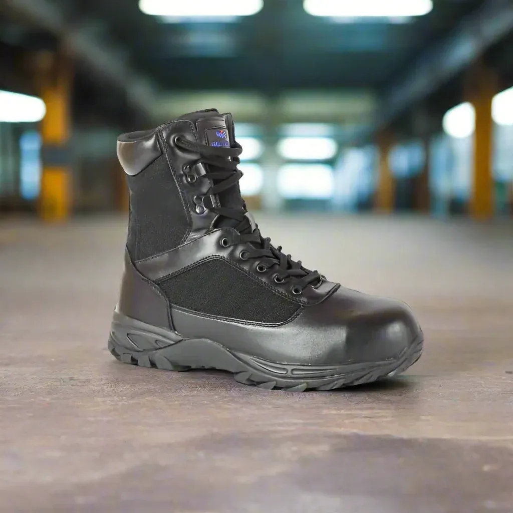 Mt. Emey 6506 Black - Men's Composite Toe Work Boots Waterproof Function Comfort Lining Comfort Seeker