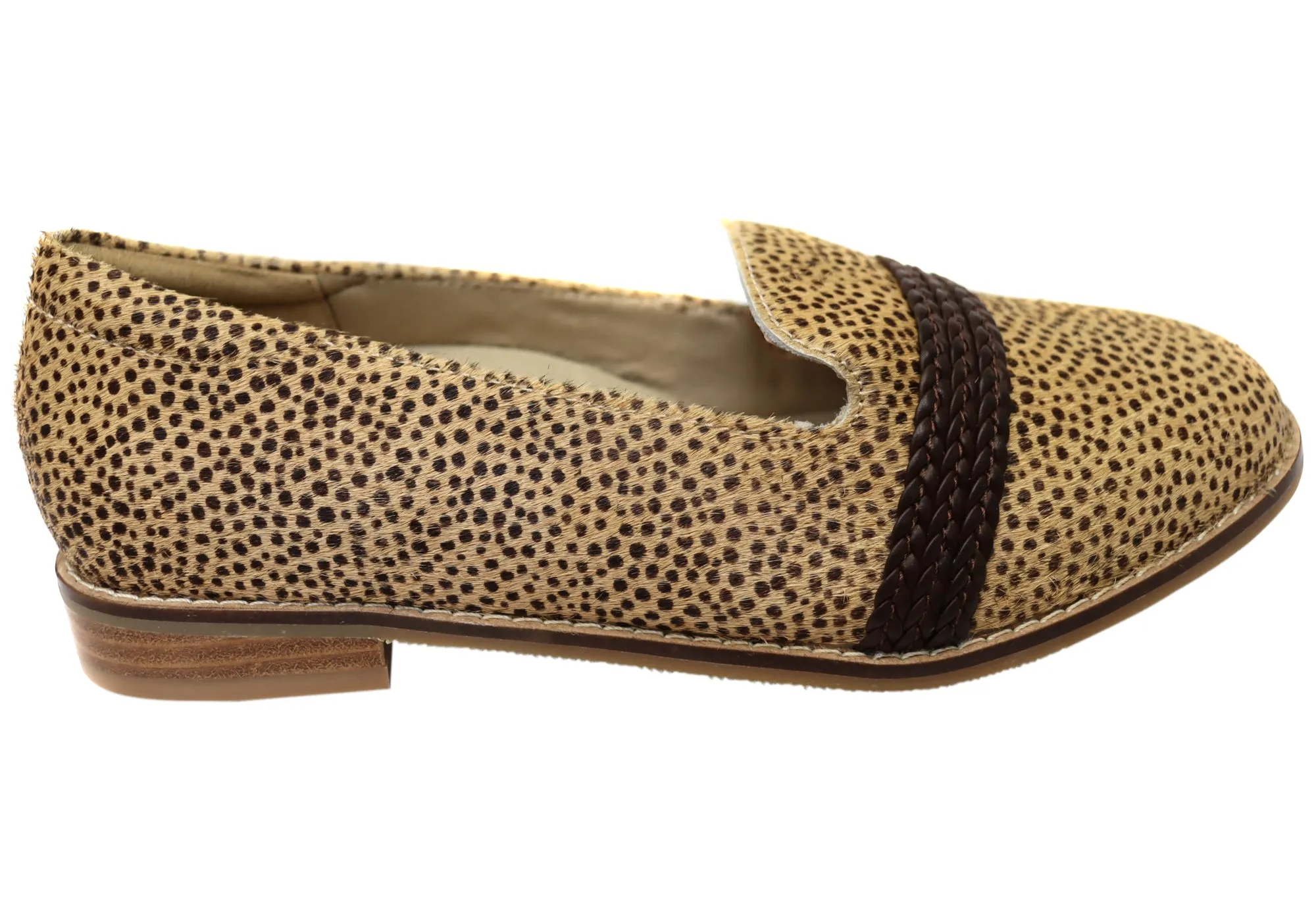 Urban Stroll Cushion Feel Scholl Orthaheel Tribe Loafer Womens Supportive Leather Comfort Shoes