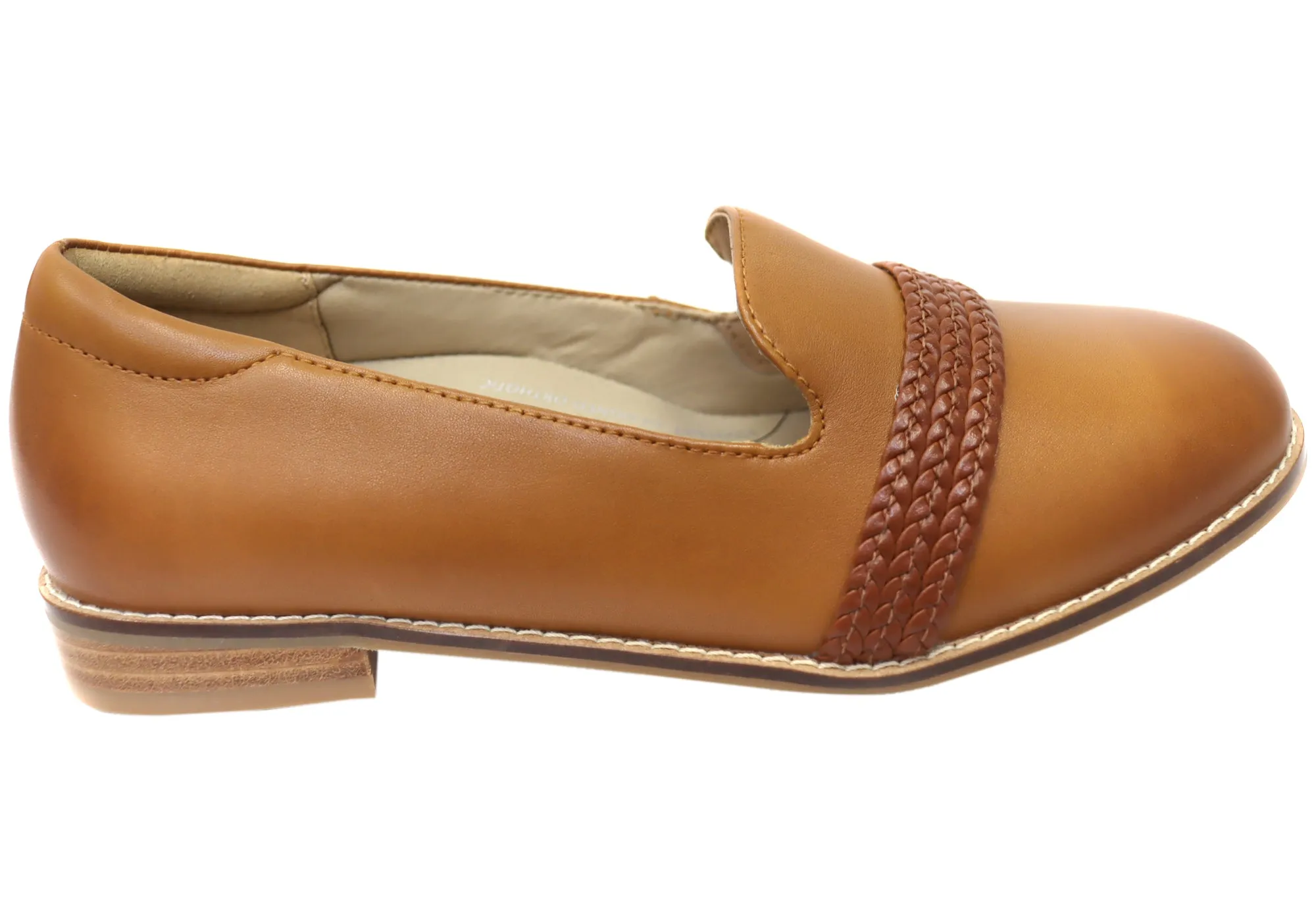 Relaxed Days Light frame Scholl Orthaheel Tribe Loafer Womens Supportive Leather Comfort Shoes
