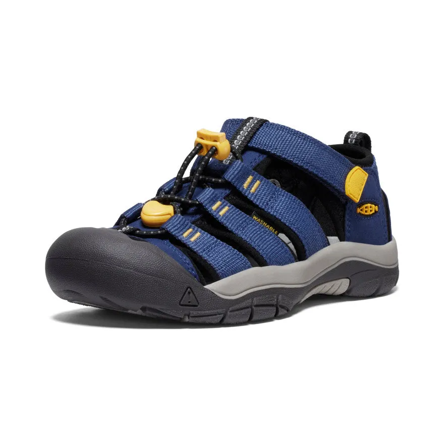 Relaxed Outdoor Footwear Big Kids' Newport H2  |  Naval Academy/Keen Yellow