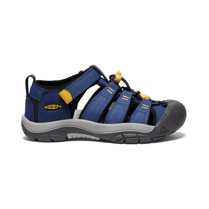 Summer Comfort Big Kids' Newport H2  |  Naval Academy/Keen Yellow
