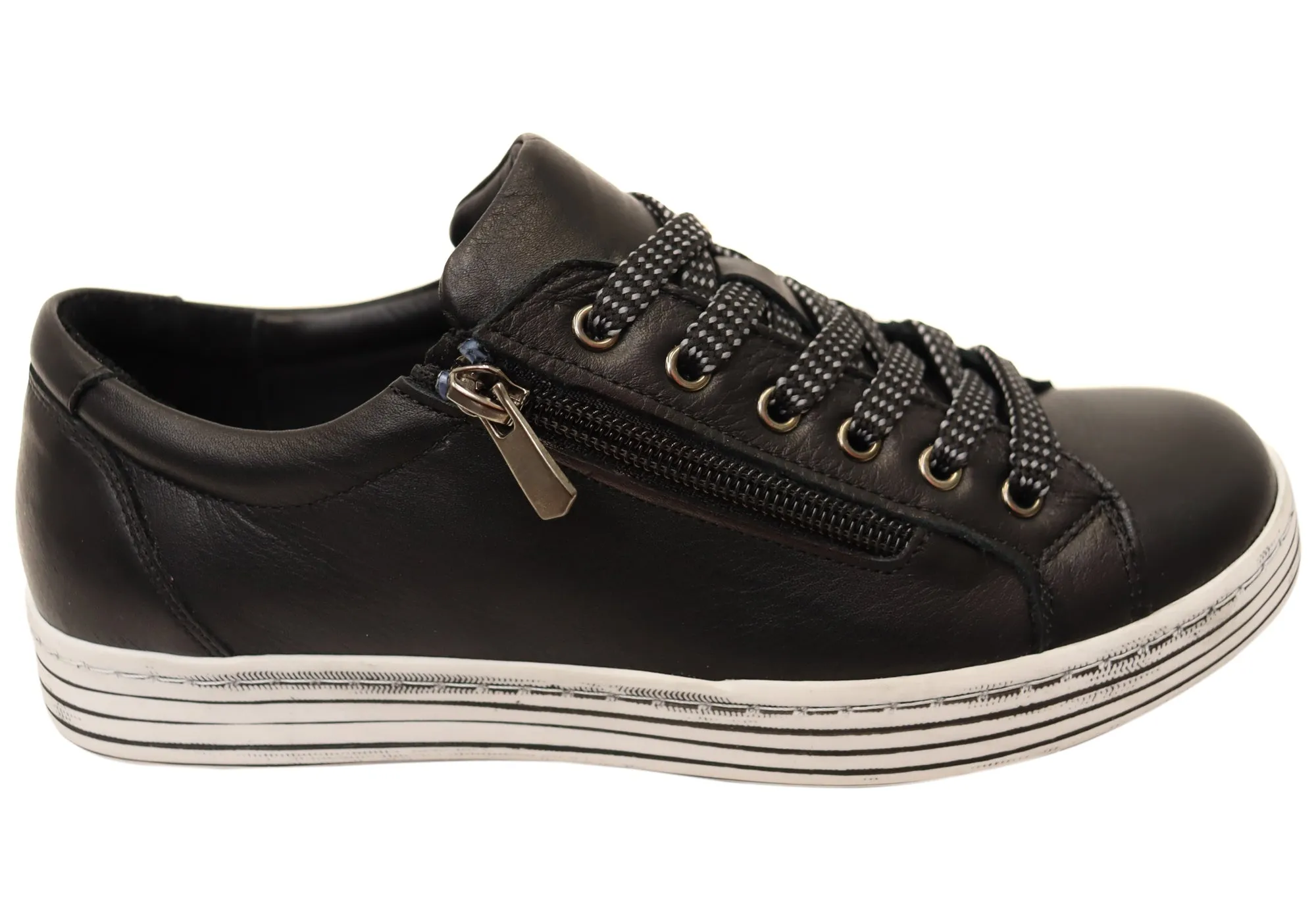 Cabello Comfort Unity Womens Leather European Casual Shoes Office Look