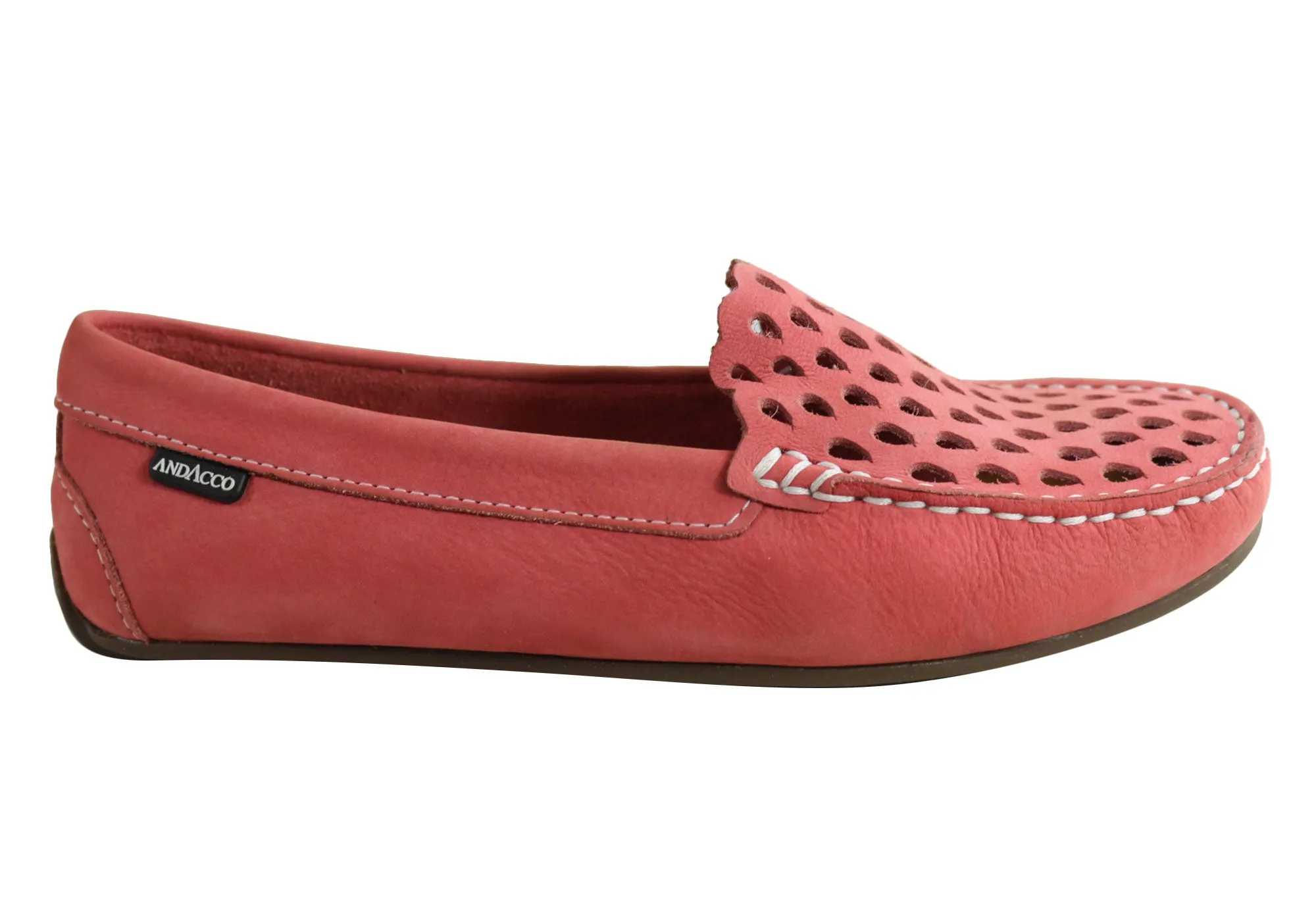 Step Fresh Foot Daily Andacco Isabella Womens Comfortable Leather Loafers Made In Brazil