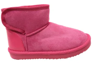 Insulated Hiking Trails Grosby Mall G Junior Kids Youths Girls Comfortable Boots Slippers