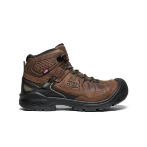 Men's Targhee IV Waterproof Work Boot (Carbon Toe)  |  Dark Earth/Black Craftsmanship Mesh
