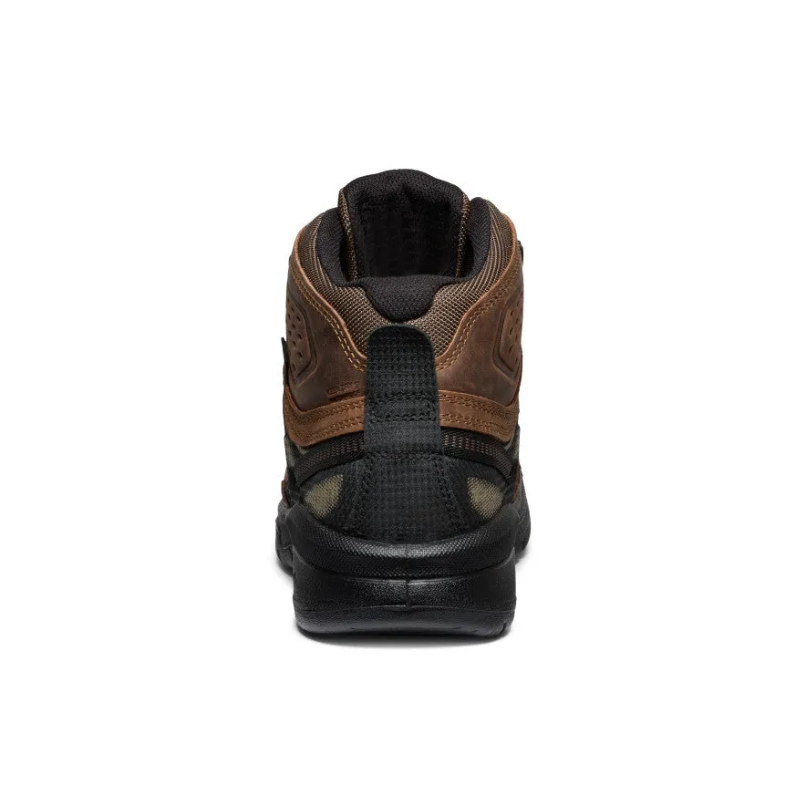 Men's Targhee IV Waterproof Work Boot (Carbon Toe)  |  Dark Earth/Black Commute Light Comfort Wedge