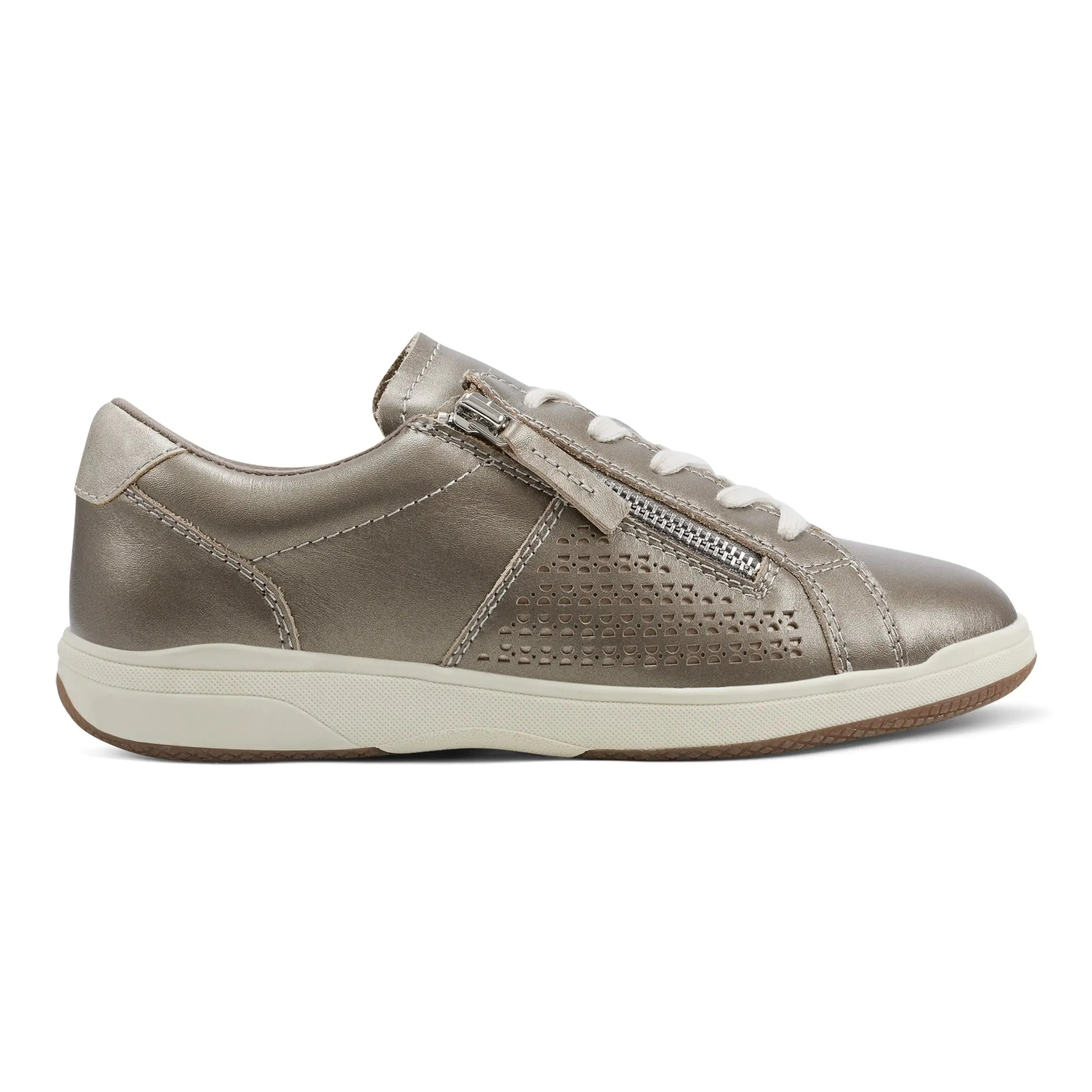 Height Plus Netta Round Toe Casual Lace-up Sneakers