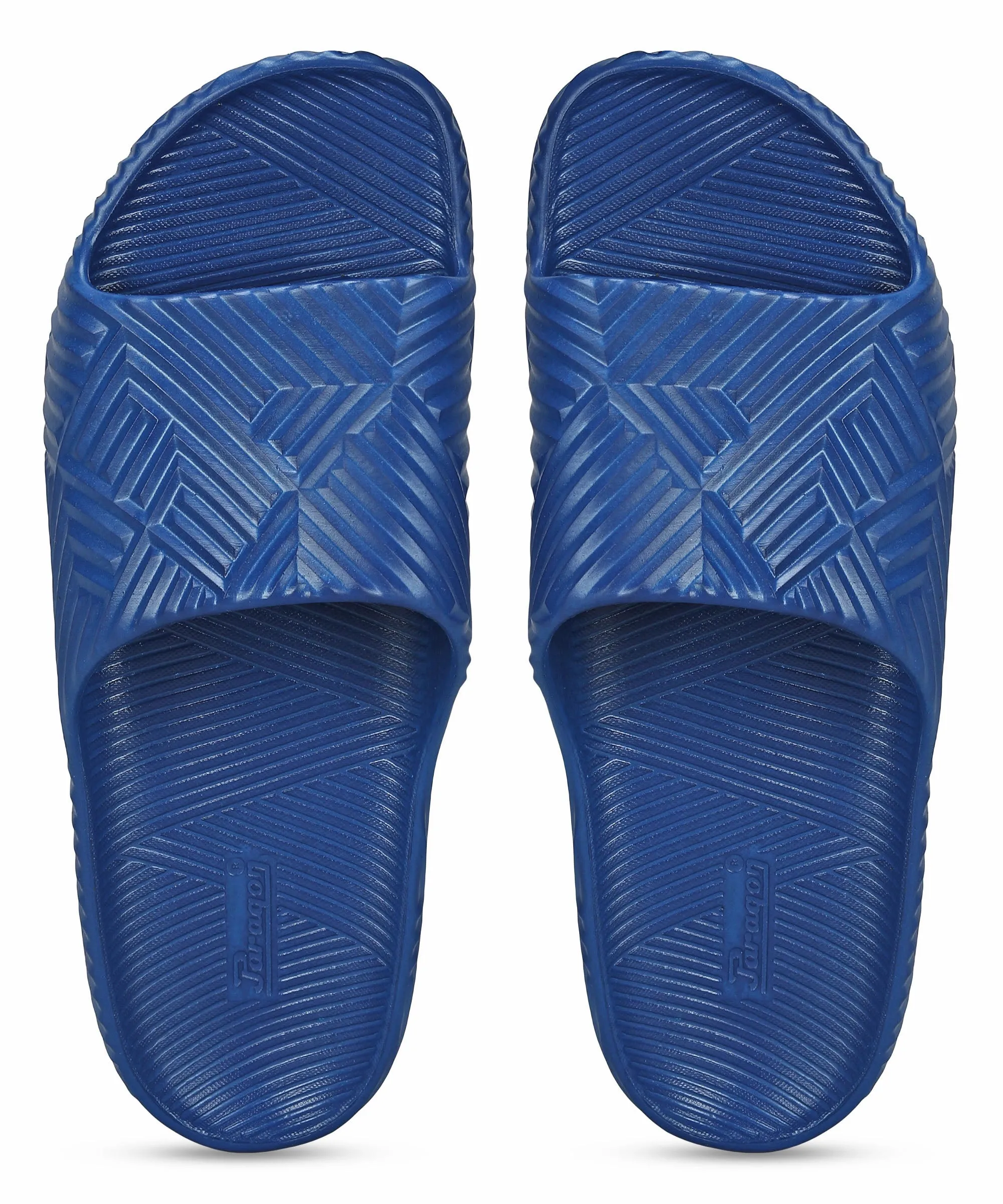 Paragon EVK10924G Men's Waterproof Blue Sliders with Comfortable Sole Torsion Support Comfortable foot fit