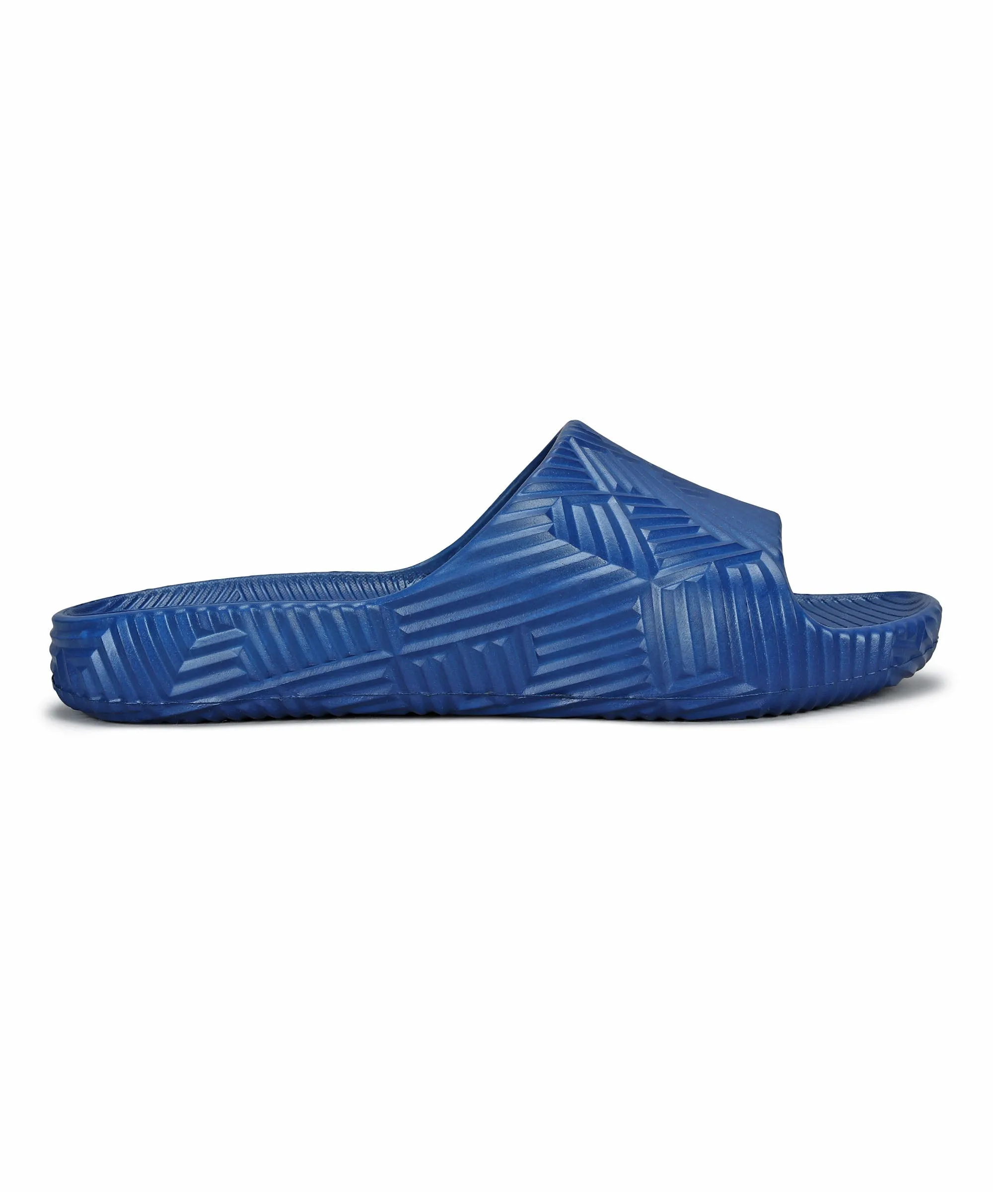 Paragon EVK10924G Men's Waterproof Blue Sliders with Comfortable Sole Quick Vibe