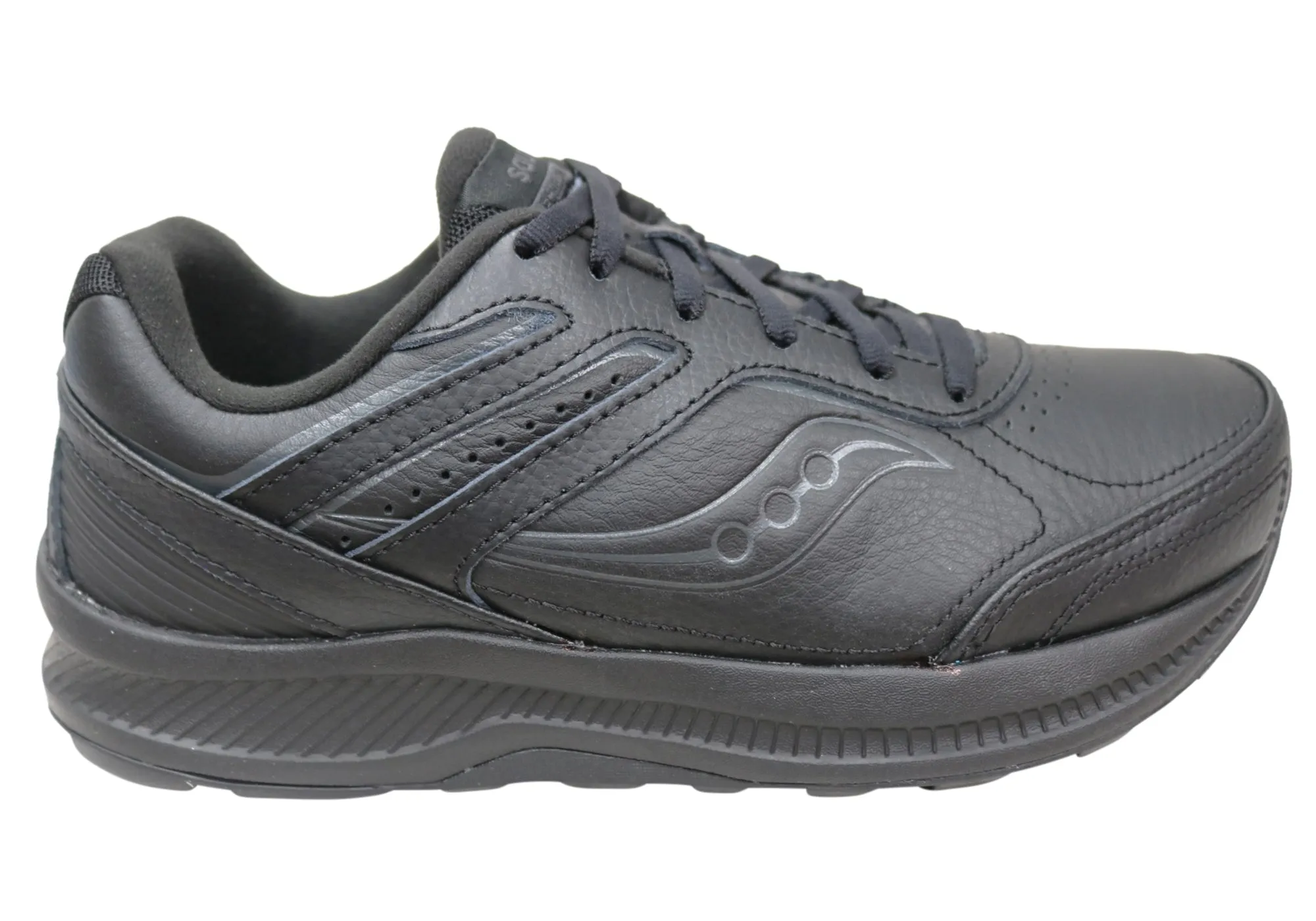 Comfort Fit Design Sturdy flexibility Saucony Womens Echelon Walker 3 Cushioned Comfortable Wide Fit Shoes