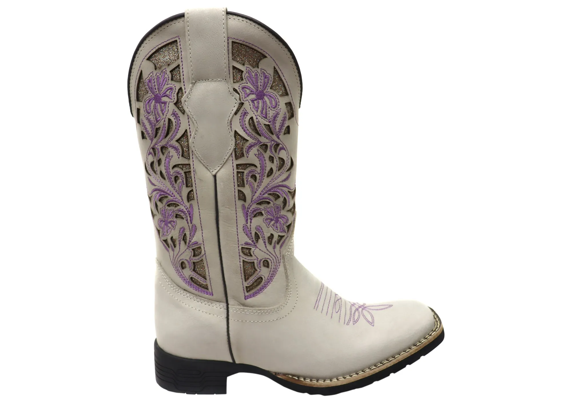 D Milton Catalina Womens Comfortable Leather Western Cowboy Boots Shock Absorber Eco Material Hiking Trails